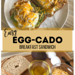 Easy Egg-cado Breakfast Sandwich