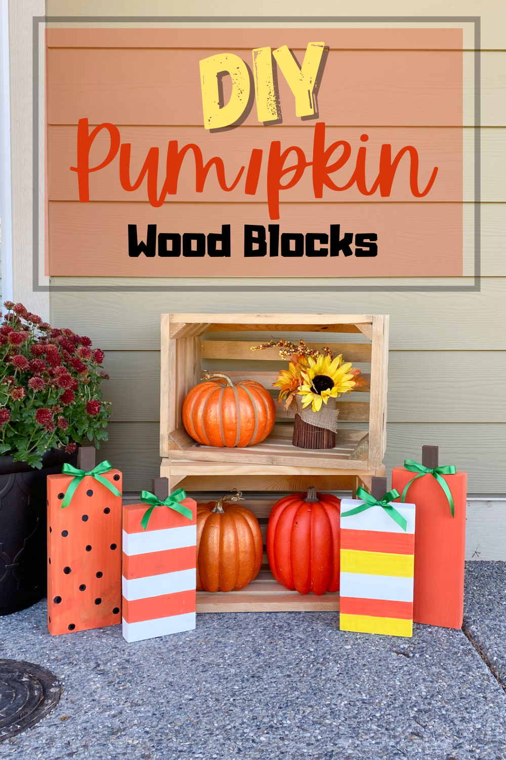 DIY Fall Wood Pumpkin Blocks – Our Little Nook