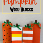 DIY Fall pumpkin wood block