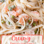 Fettuccine Pasta with Shrimp