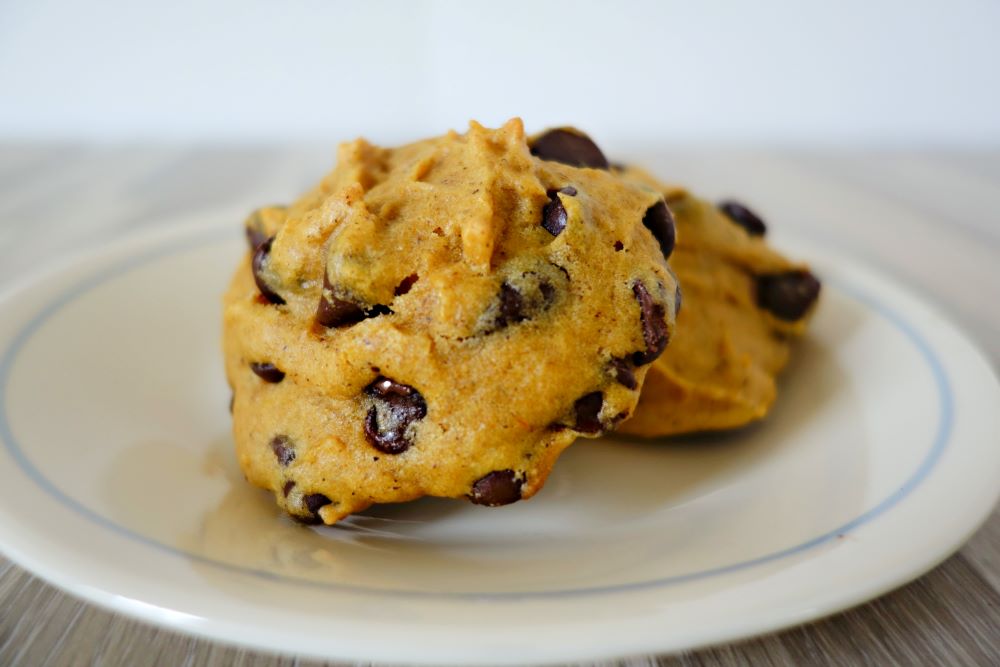 Pumpkin Chocolate Chip Cookies- ourlittlenook.com