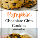 Pumpkin chocolate chip cookies