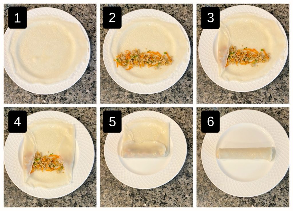 Steamed rice rolls step by step
