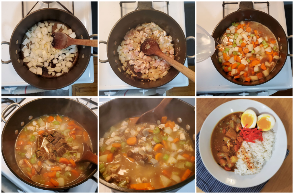 Step by step on how to cook Japanese Curry. 