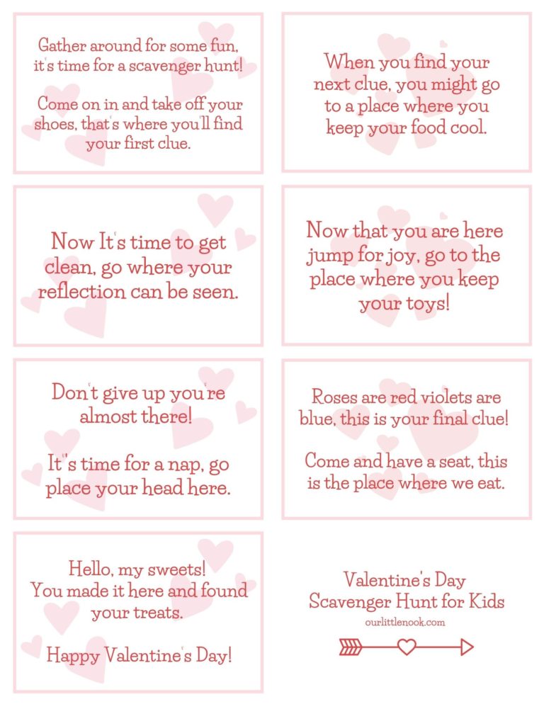 Breakable Chocolate Hearts & A Kid-Friendly Valentine’s Day Scavenger ...